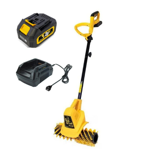 MONOSPAZZOLA COMPLETA PER ERBA SINTETICA 141-v23 A BATTERIA